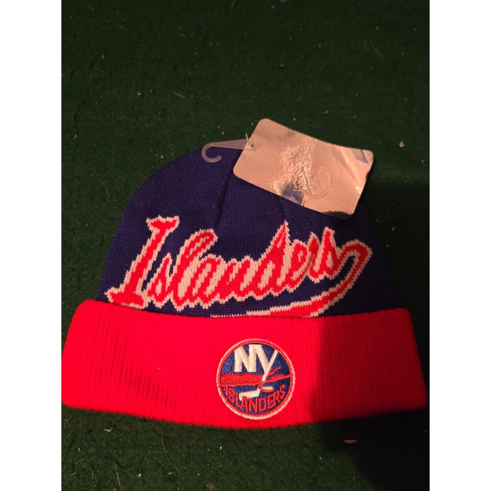 NHL New York Islanders Beanie Knit Hat Reebok Sz Boys 8-20 (LOC-33)